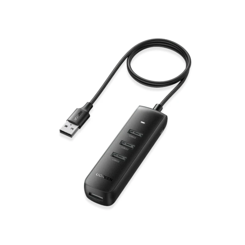 Hub Usb 3.0 4 Puertos 1M Negro Cm416 Ugreen