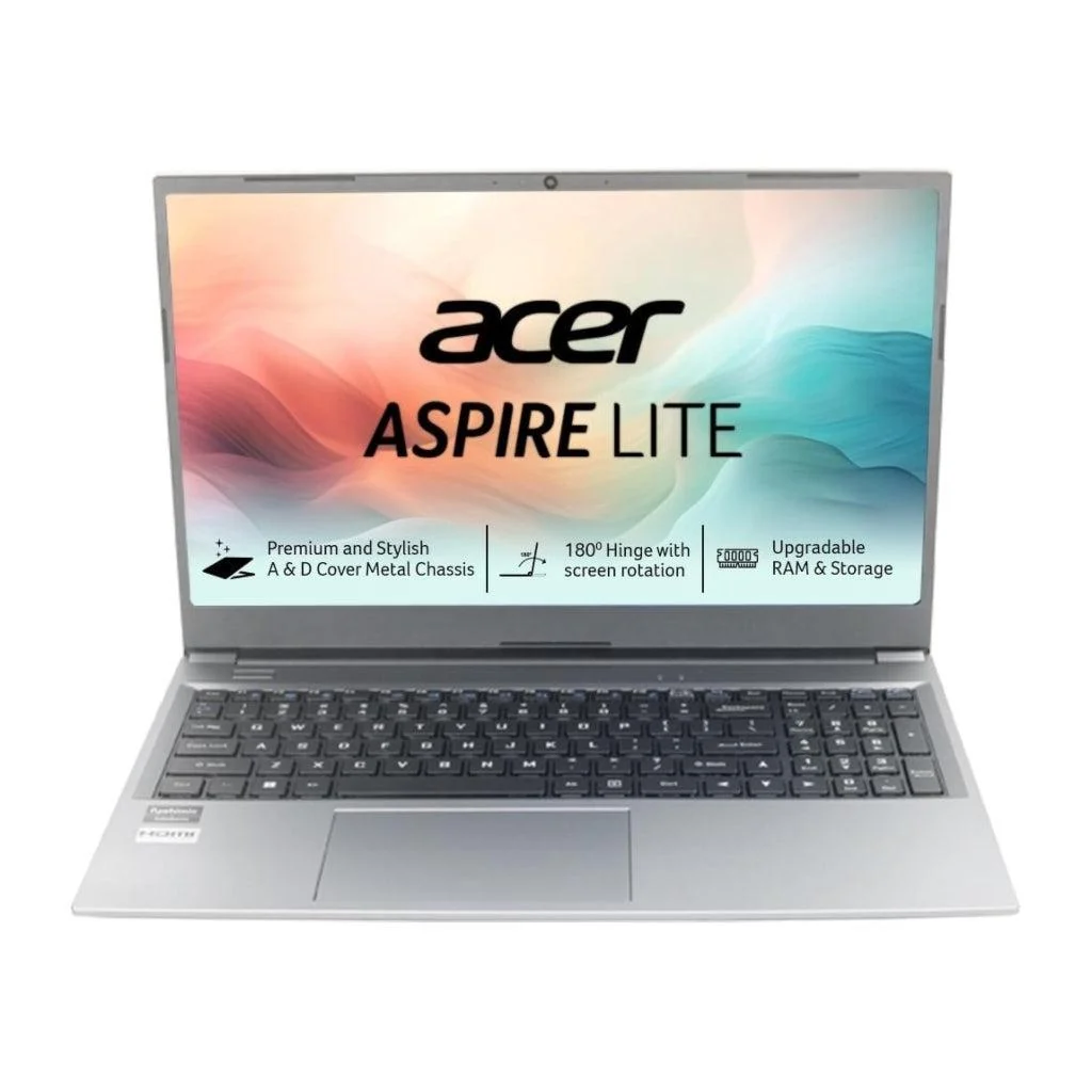 Acer Aspire Lite - Portátil - 15" - AMD Ryzen 5 6600H / 4,3 GHz - 16 GB - DDR5 SDRAM - 512 GB SSD - AMD Radeon - Windows 11 Home - Plata