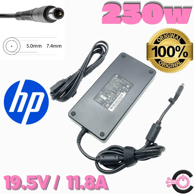Adaptador de corriente original HP para portátiles HP OMEN 17-cb1080nr, 17-cb1000sl y 17-cb1015nw .