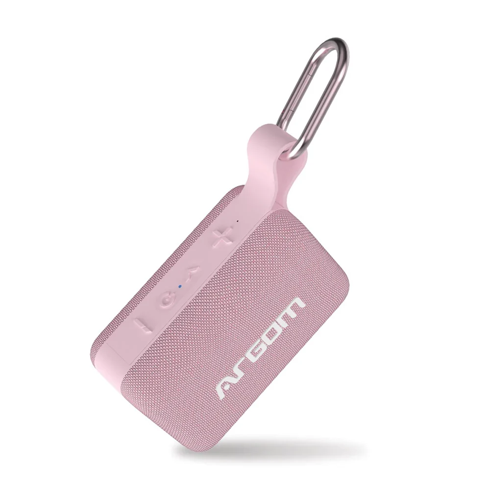 Altavoz inalámbrico portátil BoogieLink con resistencia al agua IPX5.