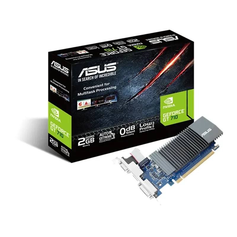 Asus, tarjeta gráfica, NVIDIA, GeForce GT710, 2GD DDR5, PCI Express 20