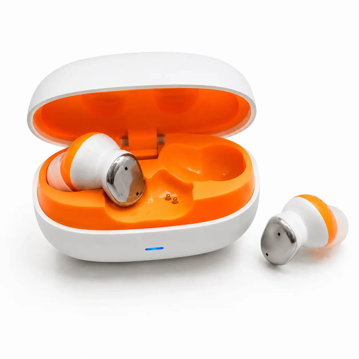 Audífonos Lanyun Y600 Blancos con Naranja Bluetooth
