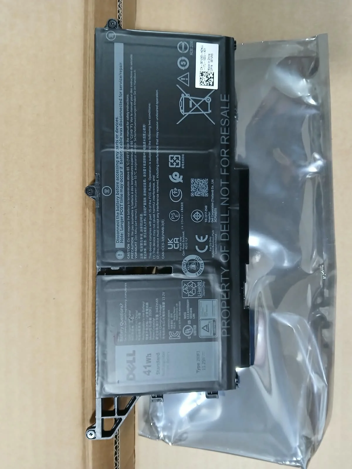 Baterías DELL M69D0 11.25v 41Wh Latitude 5330 5530 5430 13 7330