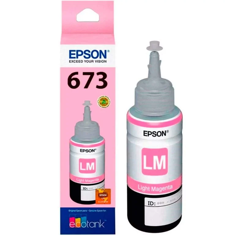 Botella de Tinta Epson T673 Magenta Claro (Refill)