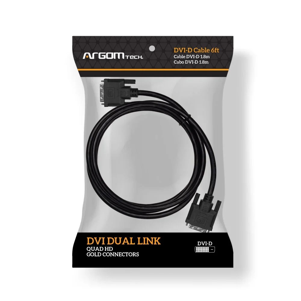 Cable DVI-D a DVI-D macho/macho - 1,8 m (6 pies)