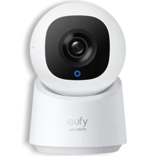 Camara De Seguridad Marca Anker Modelo Eufy C220 Para Interior De 360 Grados Resolucion 2K Color Blanco