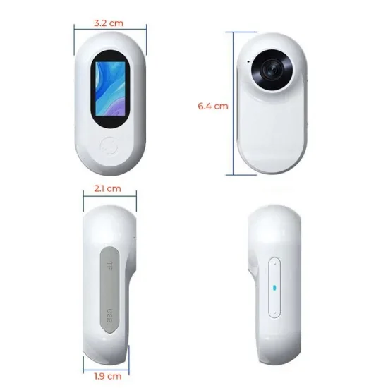 Cámara deportiva Full HD con Micro SD de 128GB