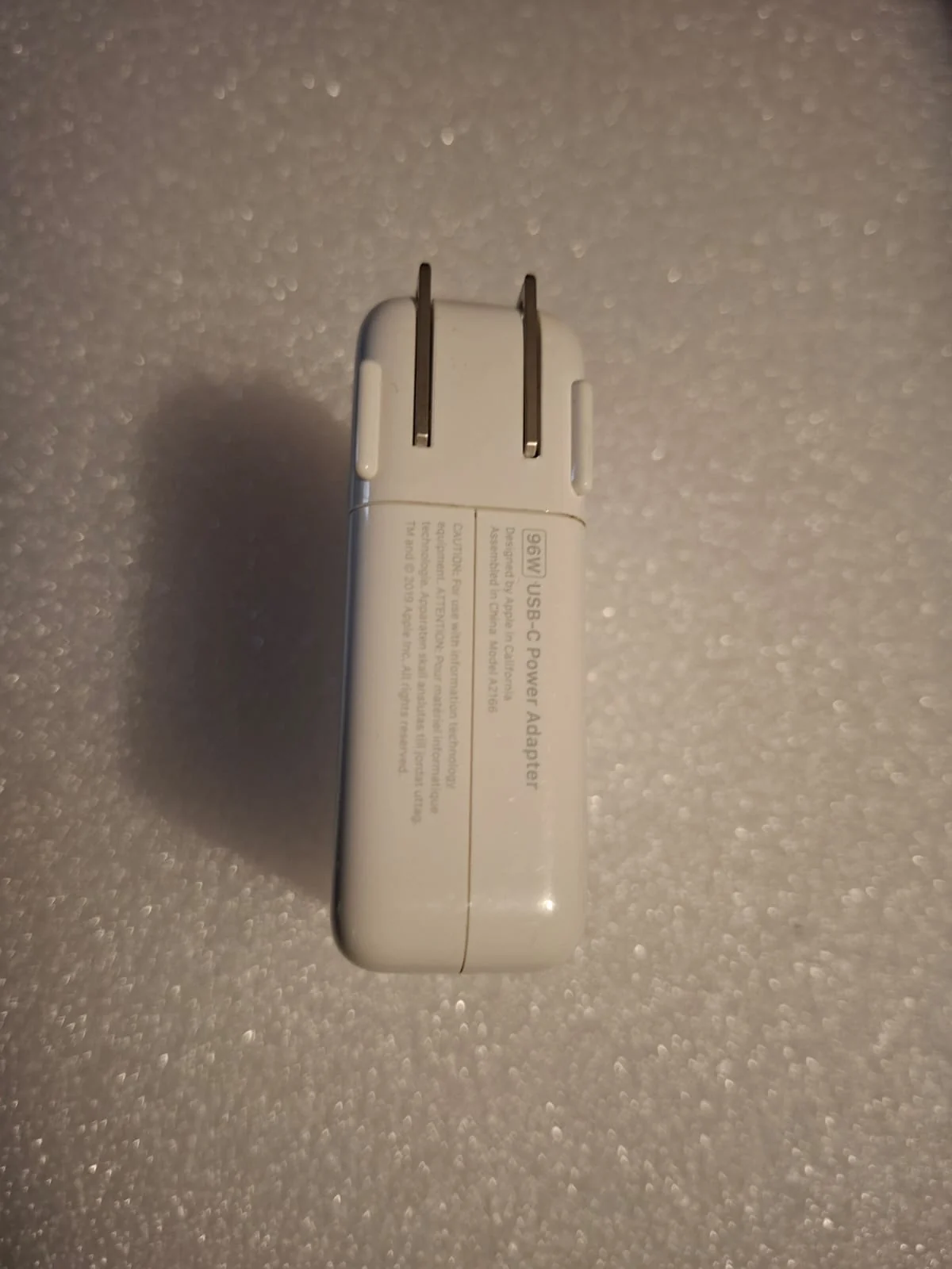 Cargador Apple USB-C 96W Original en caja (Mod: A2166)