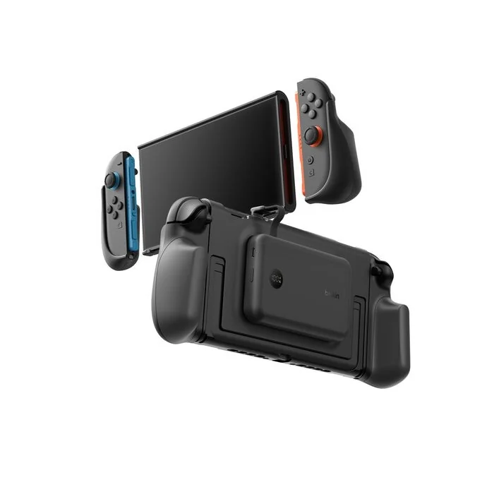 Empuñadura de carga Belkin N Switch 2 negra, batería externa de 10k