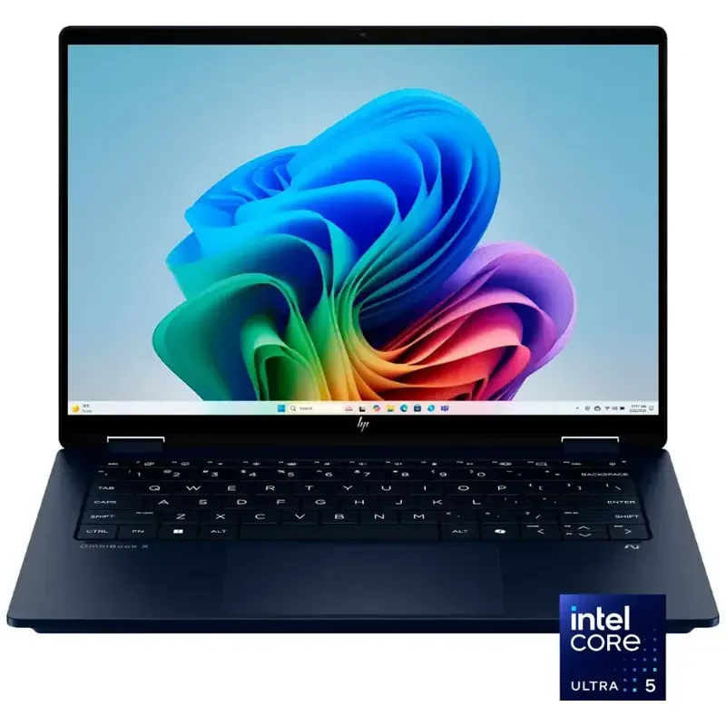 HP, OmniBook X Flip 2-in-1, U5, 16GB, SSD 512GB, W11 Home, 14″, US