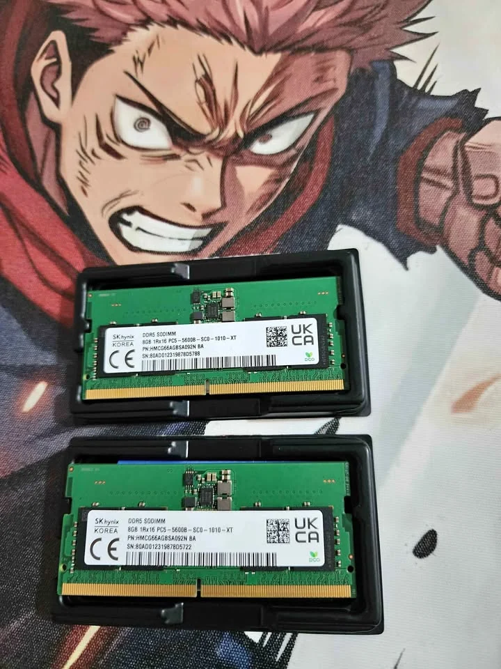 Memoria RAM DDR5 Laptop 8GB SK Hynix 5600MHz - PC5-5600B HMCG66AGBSA092N BA
