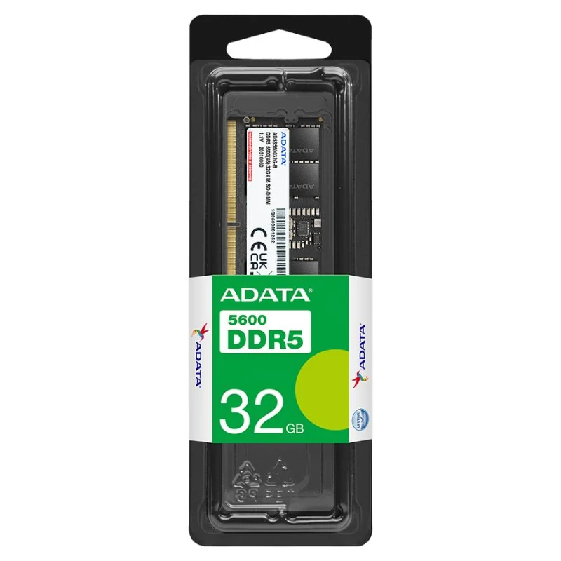 Memoria RAM DDR5 SODIMM 32GB ADATA 5600MHz CL46 PARA LAPTOPS