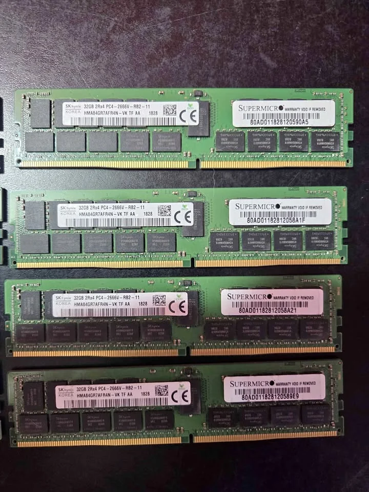 Memoria RAM Servidor Supermicro SK Hynix 32GB DDR4 2666MHz PC4-2666V-RB2 ECC