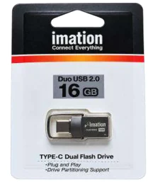 MEMORIA USB 2.0 IMATION DUO 16GB