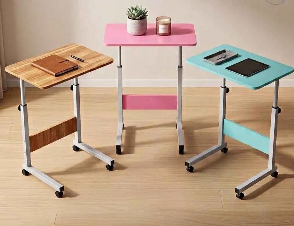 Mesa Auxiliar Ajustable con Ruedas