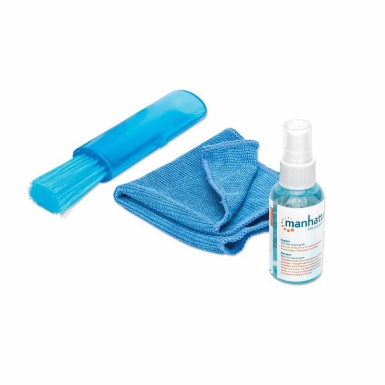 Mini Kit para Limpieza Para LCD Manhattan 421010: Solucion 60ML + Cepillo + Toalla