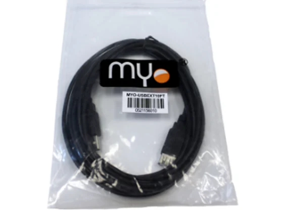 MYO - CABLE EXTENSION USB, 10 PIES, NEGRO.
