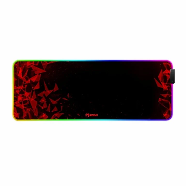 Pad Para Mouse Marvo Gaming Usb 4 Puerto Rgb Negro Mg011 XL 80X30X.04Cm