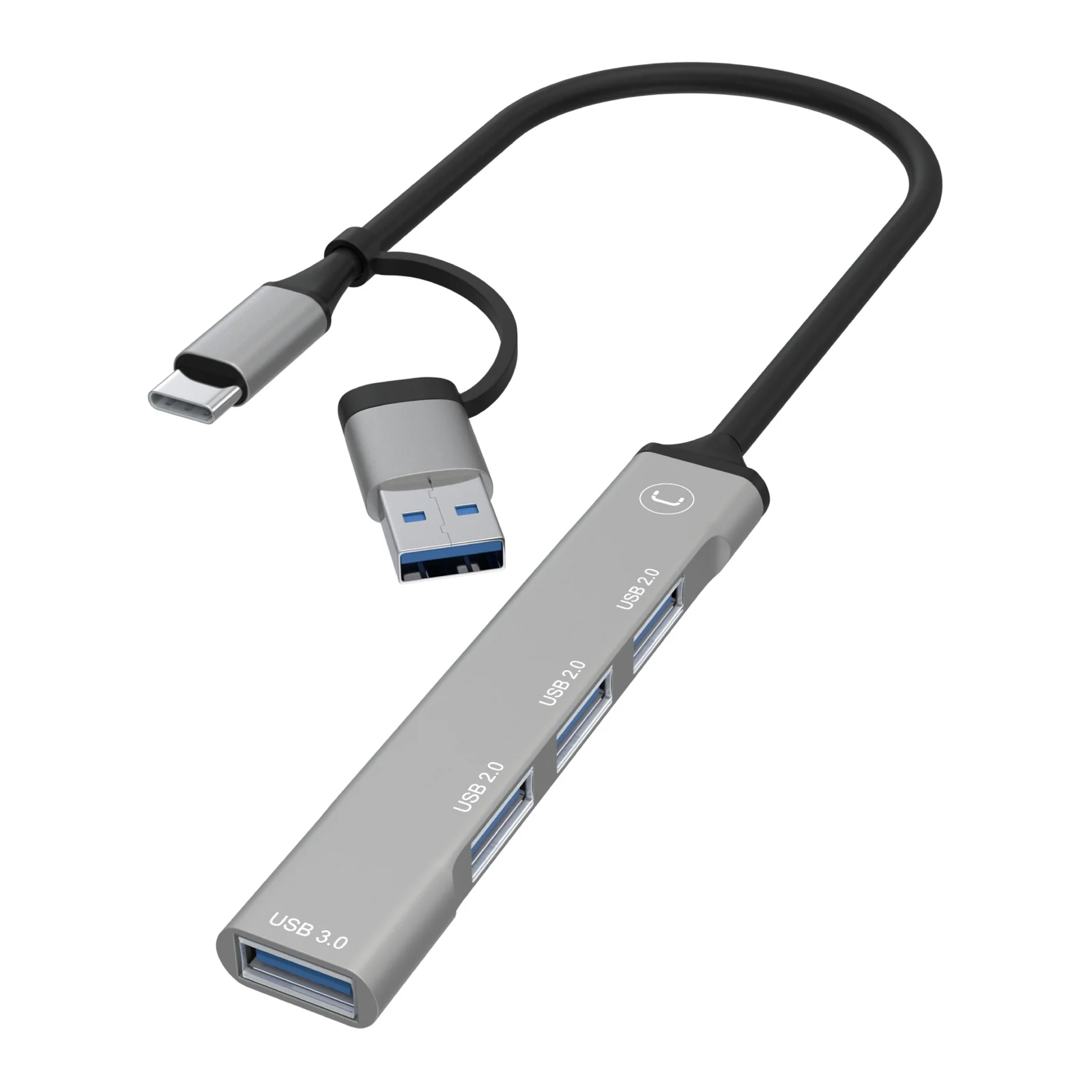 HUB 4 PUERTOS USB 3.0 TIPO C Y USB HB1014GY UNNO