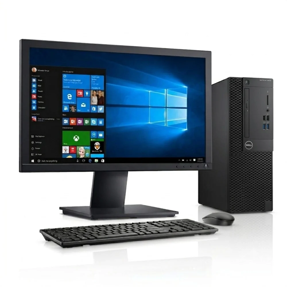 COMPUTADORA DE ESCRITORIO DELL SSF CORE i5 7ma GEN 8GB MEMORIA RAM DP-HDMI/ SSD 256GB, MONITOR 22" TECLADO Y MOUSE
