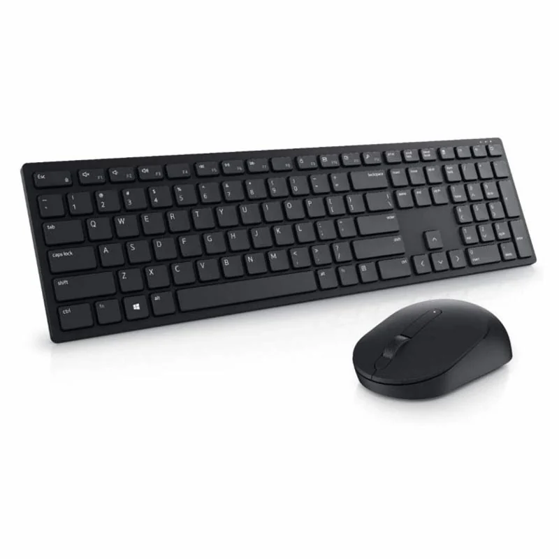 Dell, Teclado y Mouse inalámbricos, KM5221W, LA, Black USA