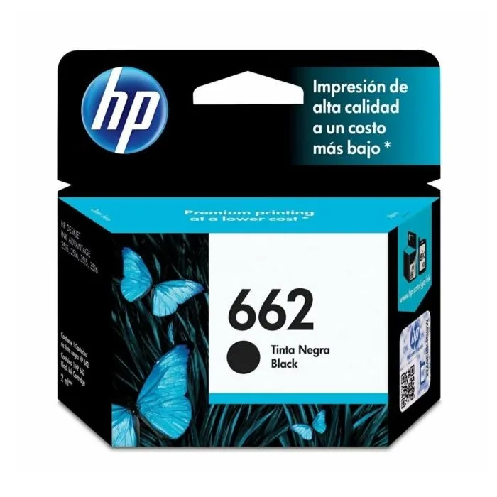 Cartucho HP 662 - Negro