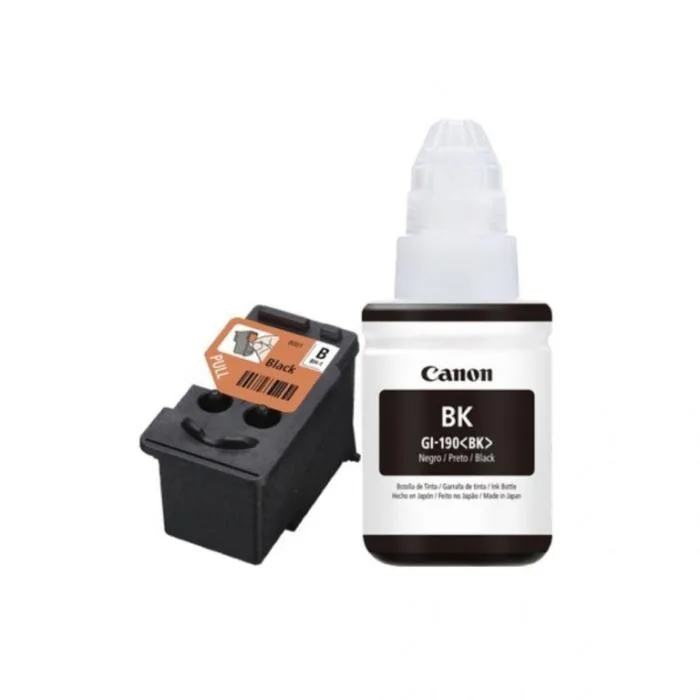 Cabezal Canon Negro + Tinta Negra GI-190