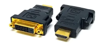 Adaptador DVI-I Digital y Análog Dual Link a HDMI hembra/macho
