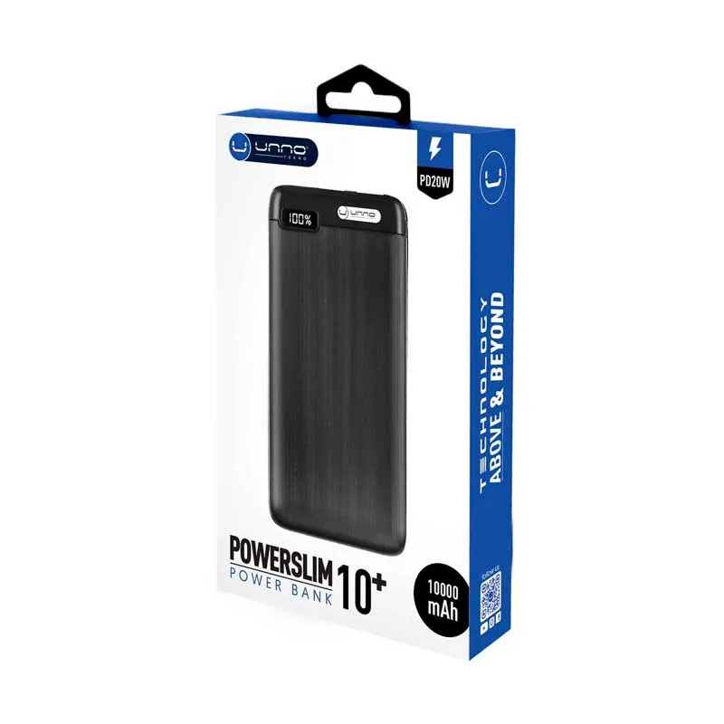 PowerBank Unno Tekno PB2310BK 10000mAh Negro USB/USB-C