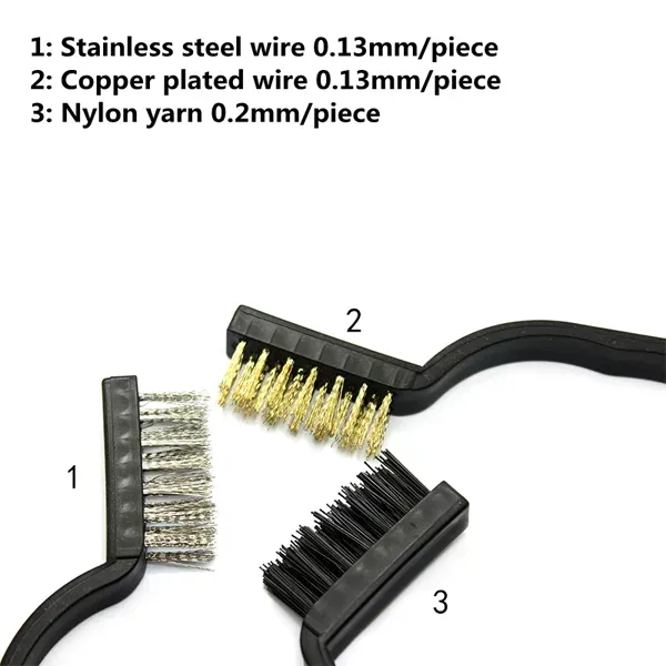 Set de 3 Cepillos para Limpieza