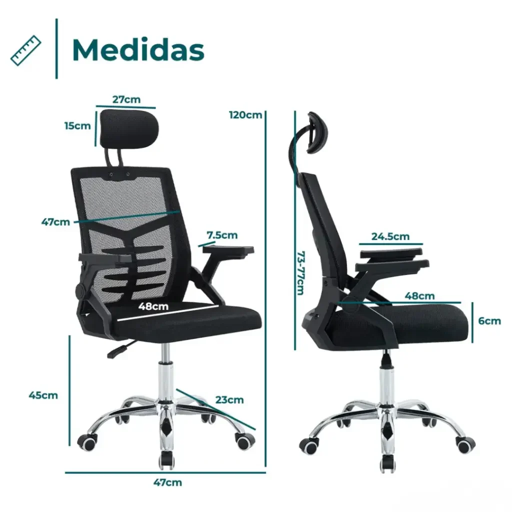 Silla Ejecutiva con Apoyacabeza 9105