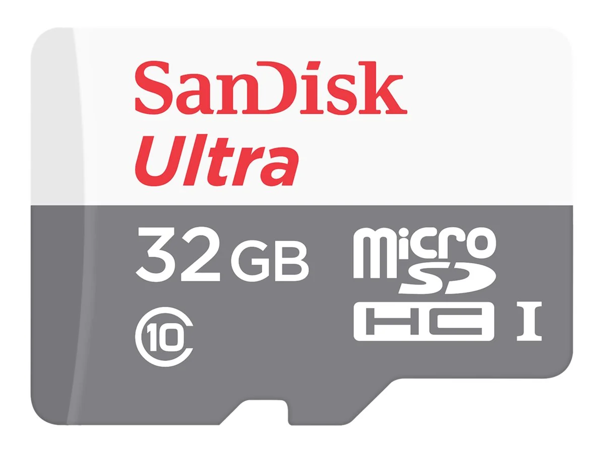 Tarjeta MicroSDHC SanDisk Memoria de 32 GB Ultra UHS-I de 100 MB/sc/adapt.