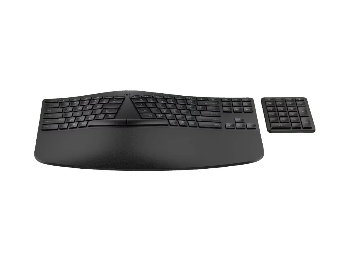 Teclado inalámbrico ergonómico HP 960 BLK LNG Esp