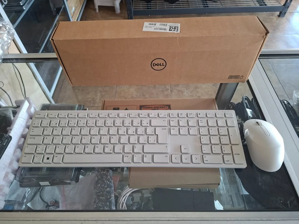 TECLADO Y RATÓN KM5221W INALÁMBRICO DELL PRO BLANCO
