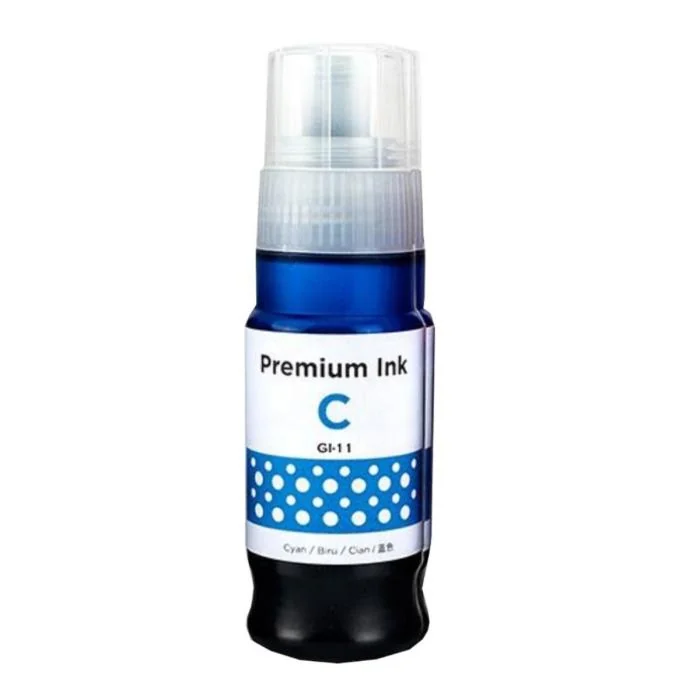 Tinta para Canon GI-11 70ml – Alta Definición, Secado Rápido y Larga Durabilidad - Cyan