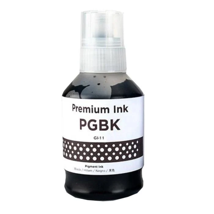 Tinta Pigmentada para Canon GI-11 135ml – Alta Definición, Secado Rápido y Larga Durabilidad - Negro