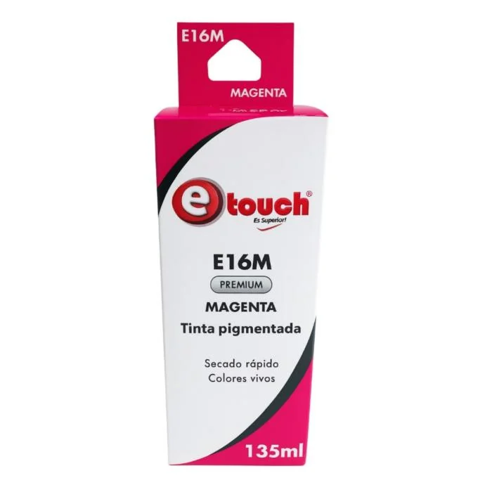 Tinta Pigmentada para Canon GI-16 135ml – Alta Durabilidad, Secado Rápido y Máxima Definición de Impresión - Magenta