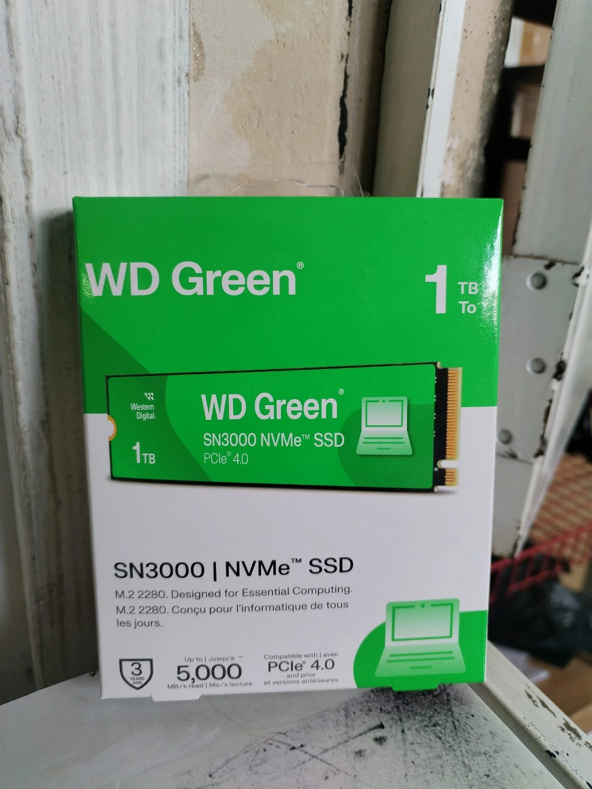 Unidad SSD WD Green SN3000 NVMe - 1 TB