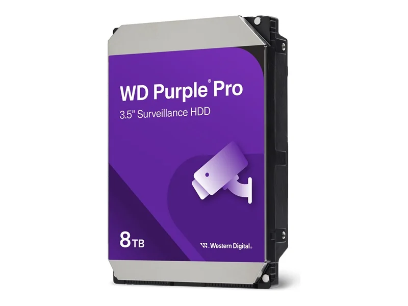 Western Digital WD Purple - Disco duro - Disco duro interno - 8 TB - 3.5" - 7200 rpm - Serial ATA-300