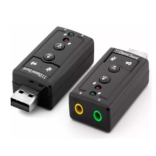 
Adaptador USB de Sonido Aluminio 7.1 Canales eTouch