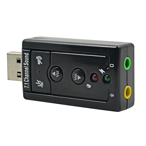 Adaptador USB de Sonido Aluminio 7.1 Canales eTouch