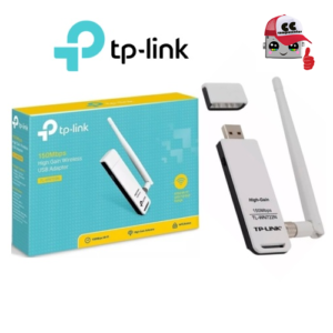 ADAPTADOR USB WIRELESS TP-LINK TL-WN722N 2.4GHZ 802.11BGN 150 MBPS 4 DBI
