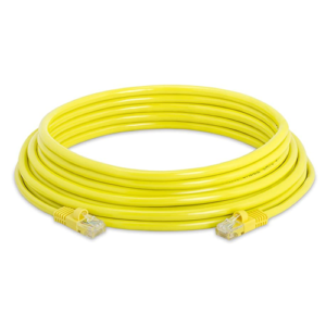 Cable Ethernet Cat5e (10 unidades 12 pies) color amarillo