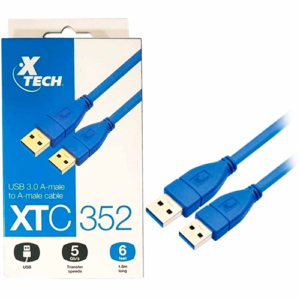 Cable USB 3.0 A macho a macho XTC-352 Xtech