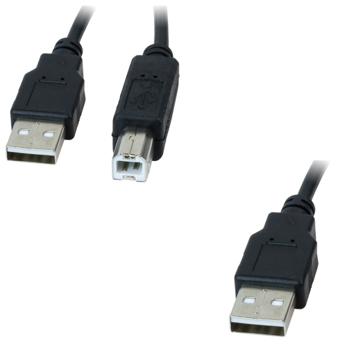 Cable para Impresora 3 Metros USB 2.0 De tipo B a Tipo A XTECH XTC-303