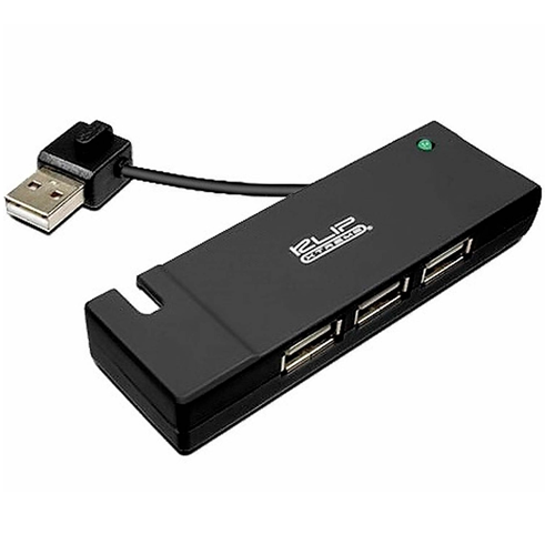 HUB USB Klip Xtreme 4 Puertos USB 2.0 Color Negro