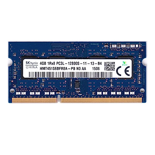 Hynix hmt451s6bfr8 a-pb 4 GB DDR3L 1600 MHZ ECC módulo de llave (DDR3L, PC servidor, 204 pines SO-DIMM, 1 x 4 GB)