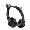Auriculares inalámbricos con orejas de gato y micrófono para niños-19