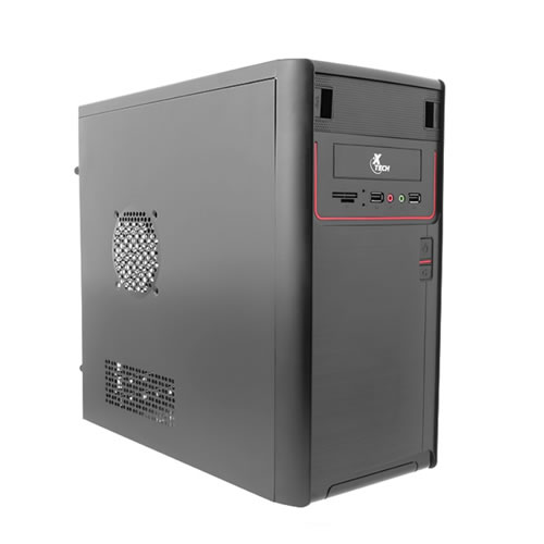 Case Micro ATX con Fuente de 600W XTECH XTQ-100