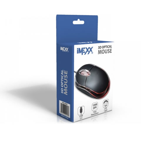 MOUSE OPTICO USB CON CABLE BASICO IME-26300 IMEXX-2